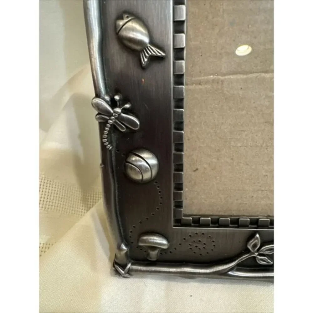 Vintage Burnes Boston Insects Fishing‎ Metal Pewter 6